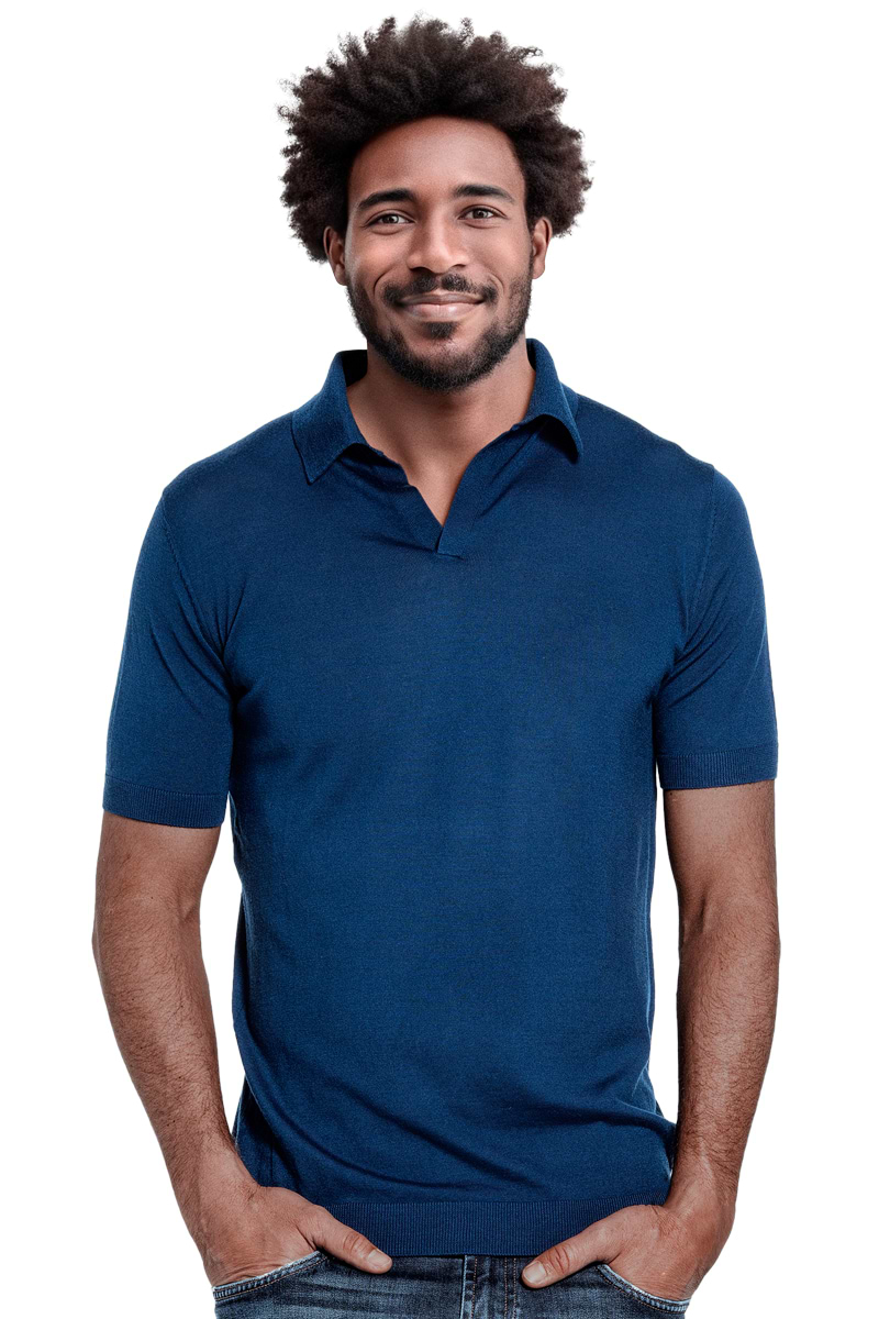 Joe Riva Short Sleeve Bright Navy