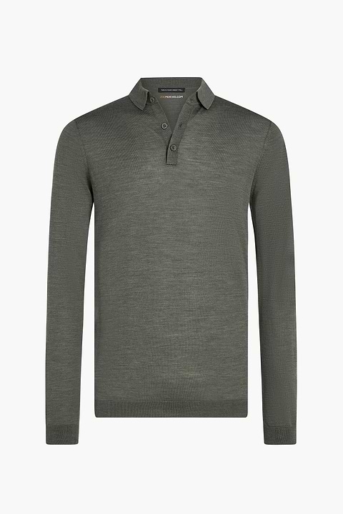 Riva Buttons Long Sleeve Million Dollar Green - Base Image