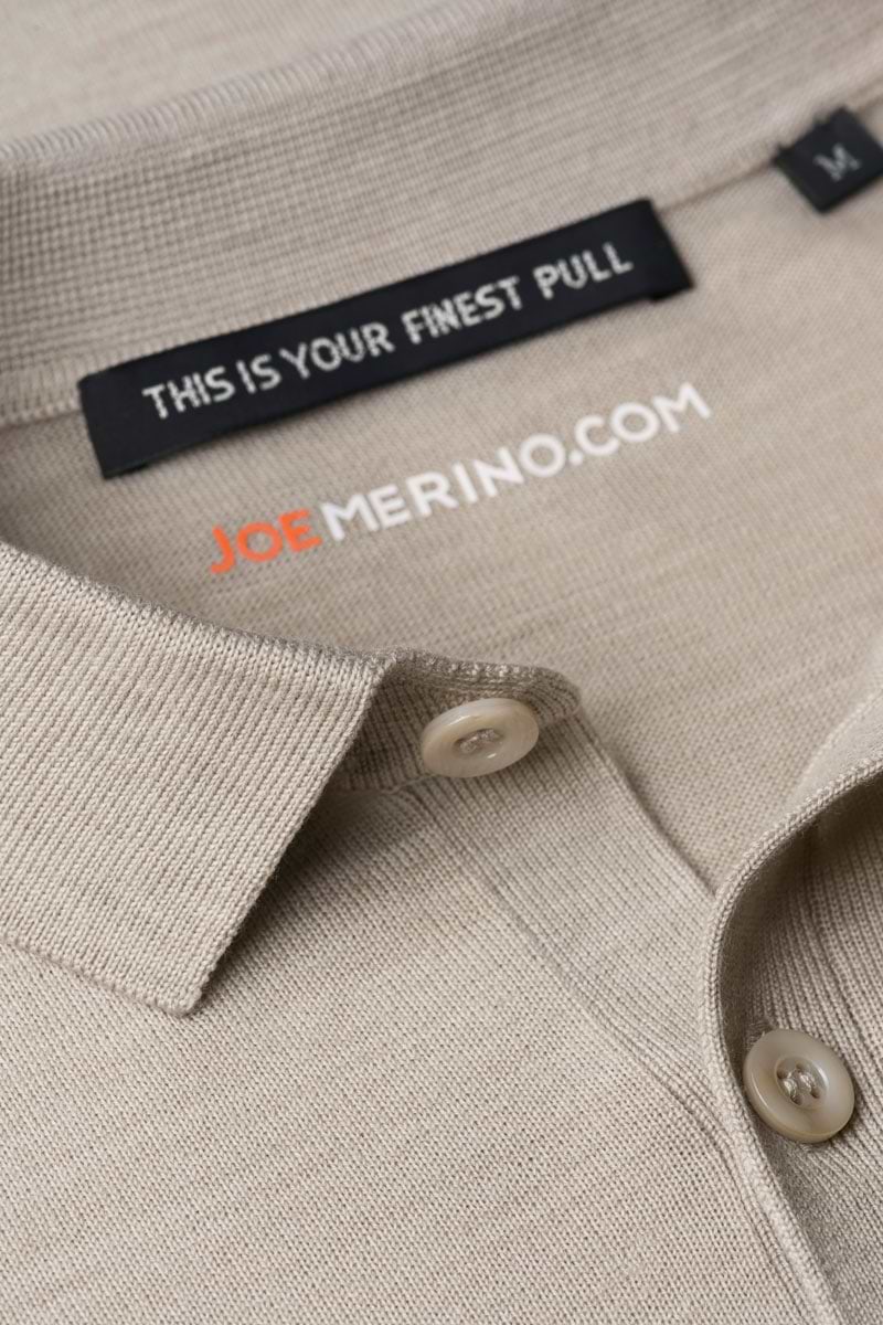 Riva Buttons Long Sleeve Limestone Beige