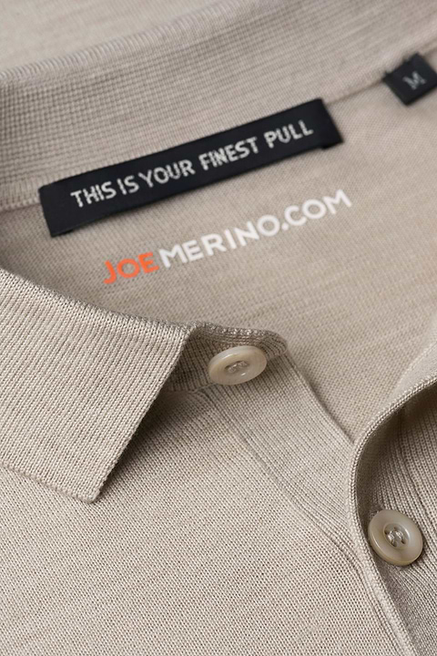 Riva Buttons Long Sleeve Limestone Beige - Base Image