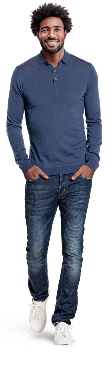 Riva Buttons Long Sleeve Noordzee