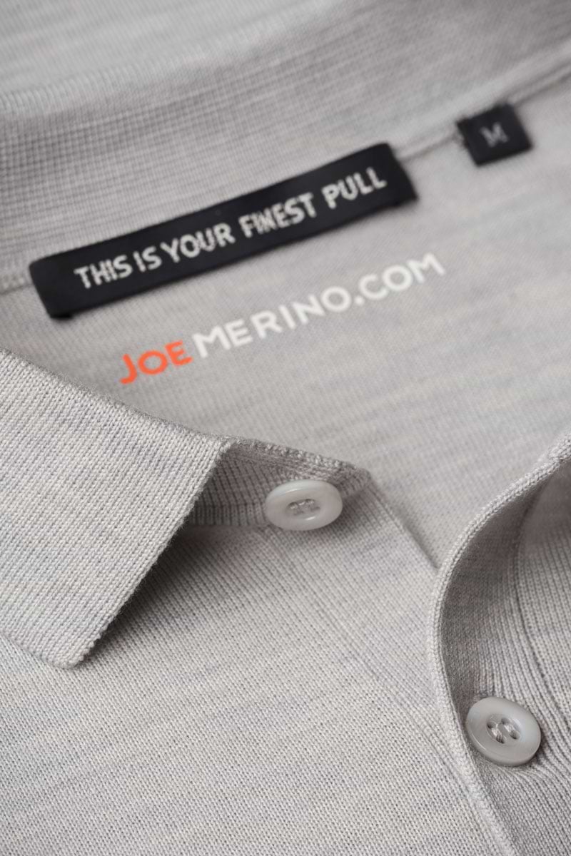 Riva Buttons Short Sleeve Limestone Grey