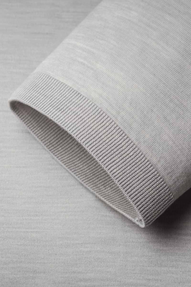 Riva Buttons Short Sleeve Limestone Grey