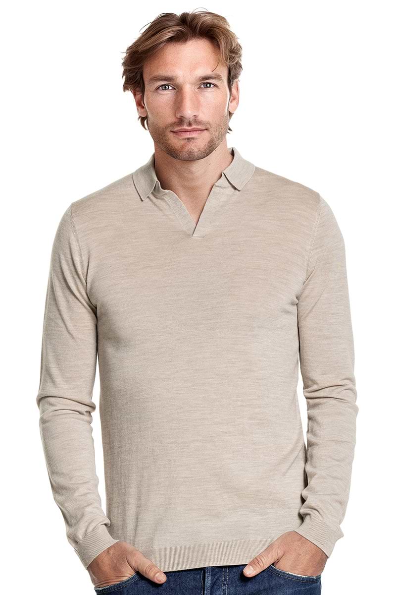 Riva Long Sleeve Limestone Beige