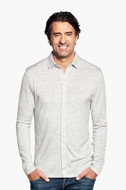 Joe Shirt Button Up Dover Grey - Base Image