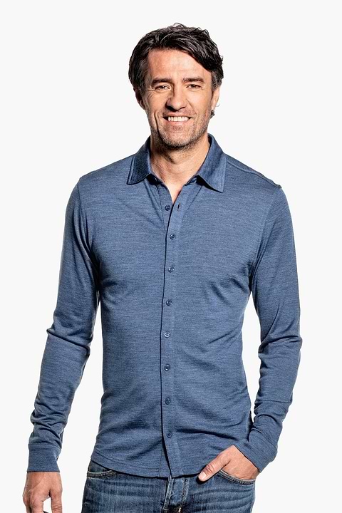 Joe Shirt Button Up Jeans Blue - Base Image