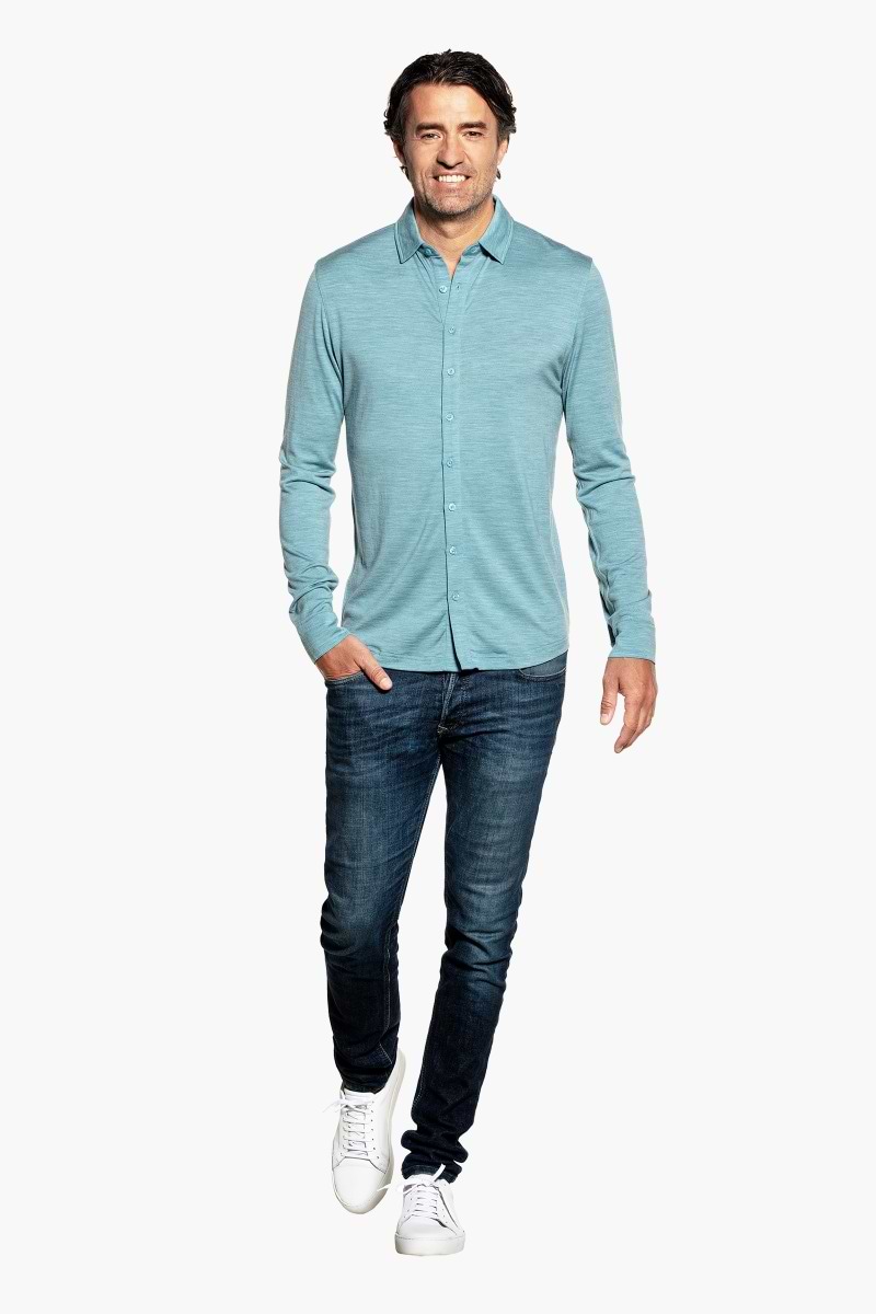 Joe Shirt Button Up Mythos Blue