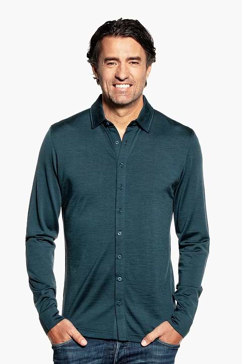 Joe Shirt Button Up Proud Peacock - Base Image