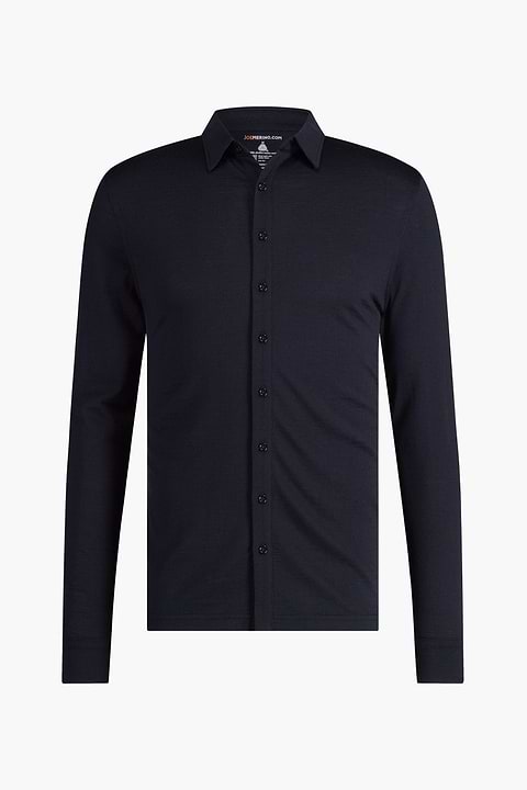 Joe Shirt Button Up Very Dark Navy - Base Image