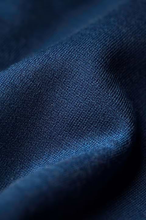 Shirt Henley Short Sleeve Bright Blue - Base Image