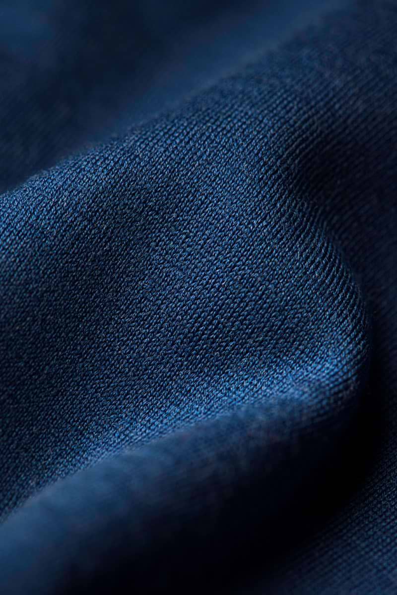 Shirt Henley Short Sleeve Bright Blue