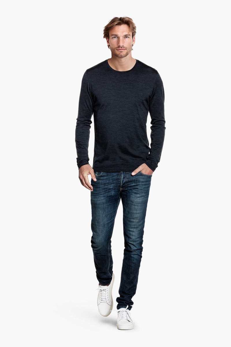 Shirt Long Sleeve Blue Whale 