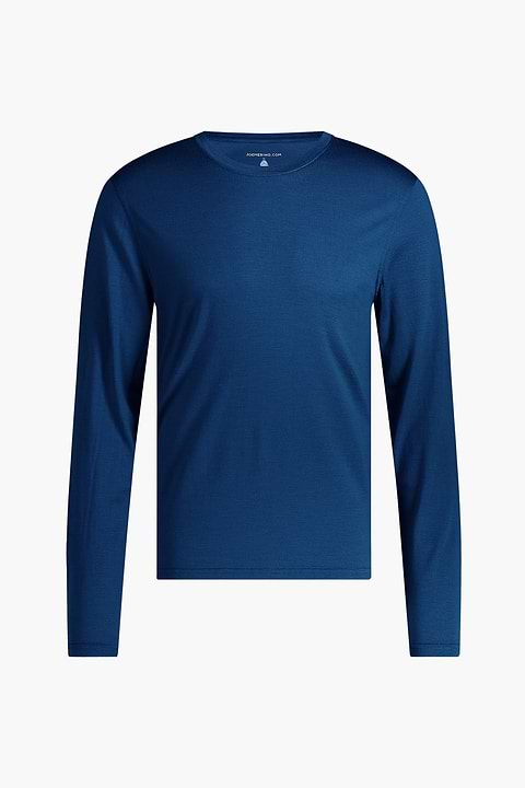 Shirt Long Sleeve Bright Blue - Base Image
