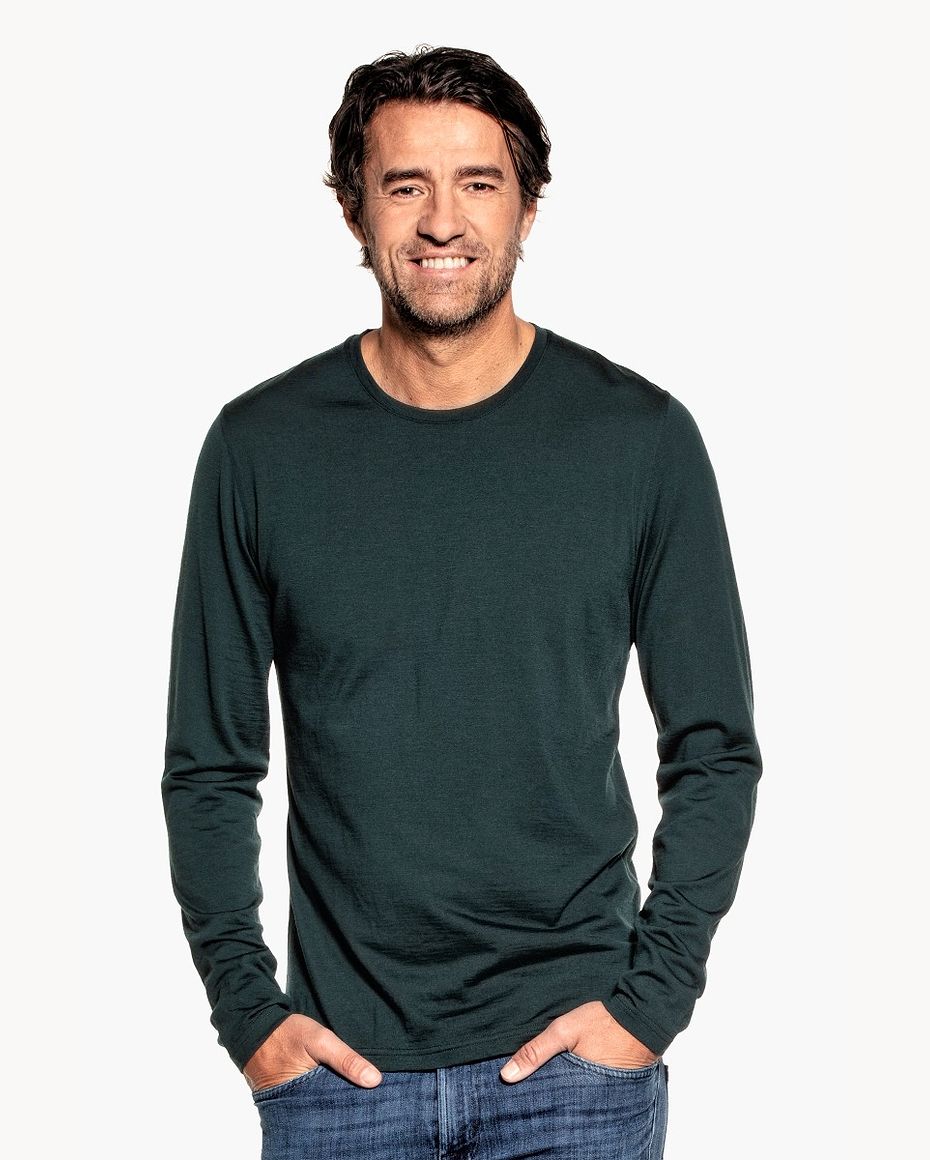 Shirt Long Sleeve Dark Green
