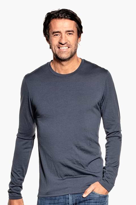 Shirt Long Sleeve Dark Steel - Base Image