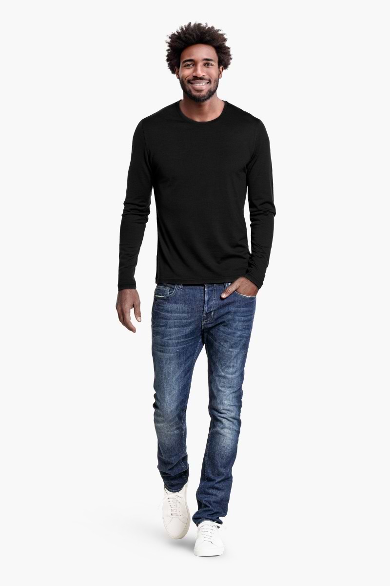 Shirt Long Sleeve Deep Black