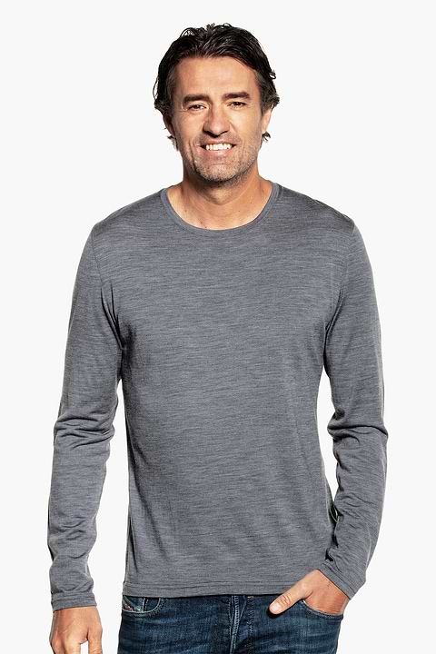Shirt Long Sleeve Harvard Grey - Base Image