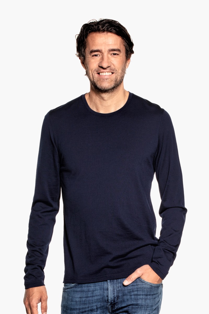 Shirt Long Sleeve Navy Blue