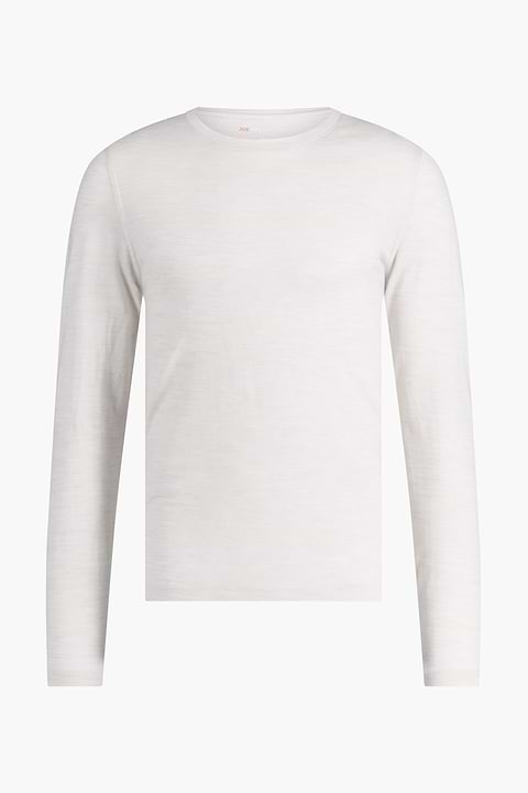 Shirt Long Sleeve Sand White - Base Image