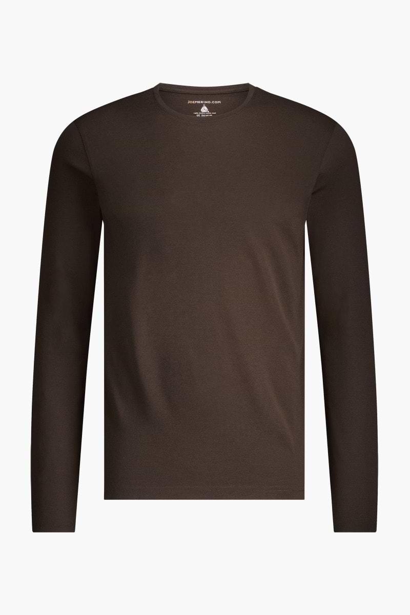 Shirt Long Sleeve Very Dark Brown