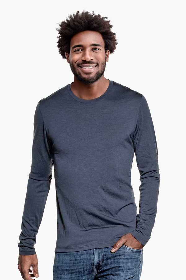 Shirt Long Sleeve Dark Steel - Base Image