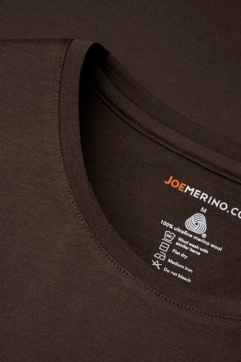 Shirt Long Sleeve Very Dark Brown