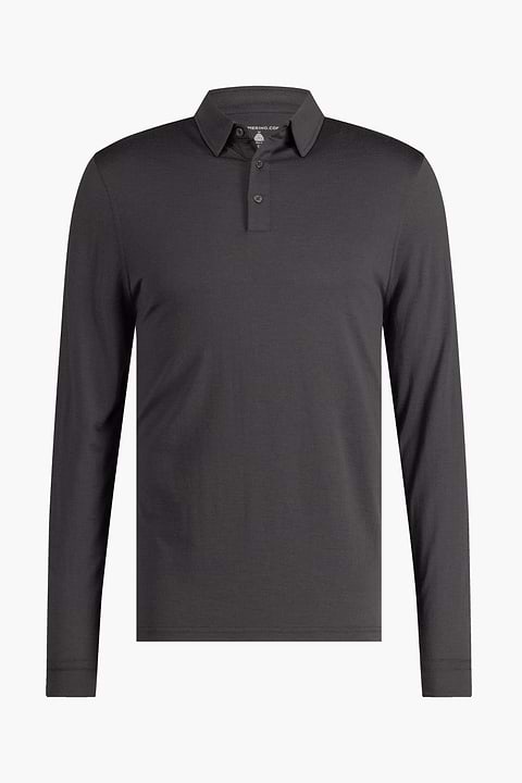 Shirt Polo Long Sleeve Bold Eagle - Base Image