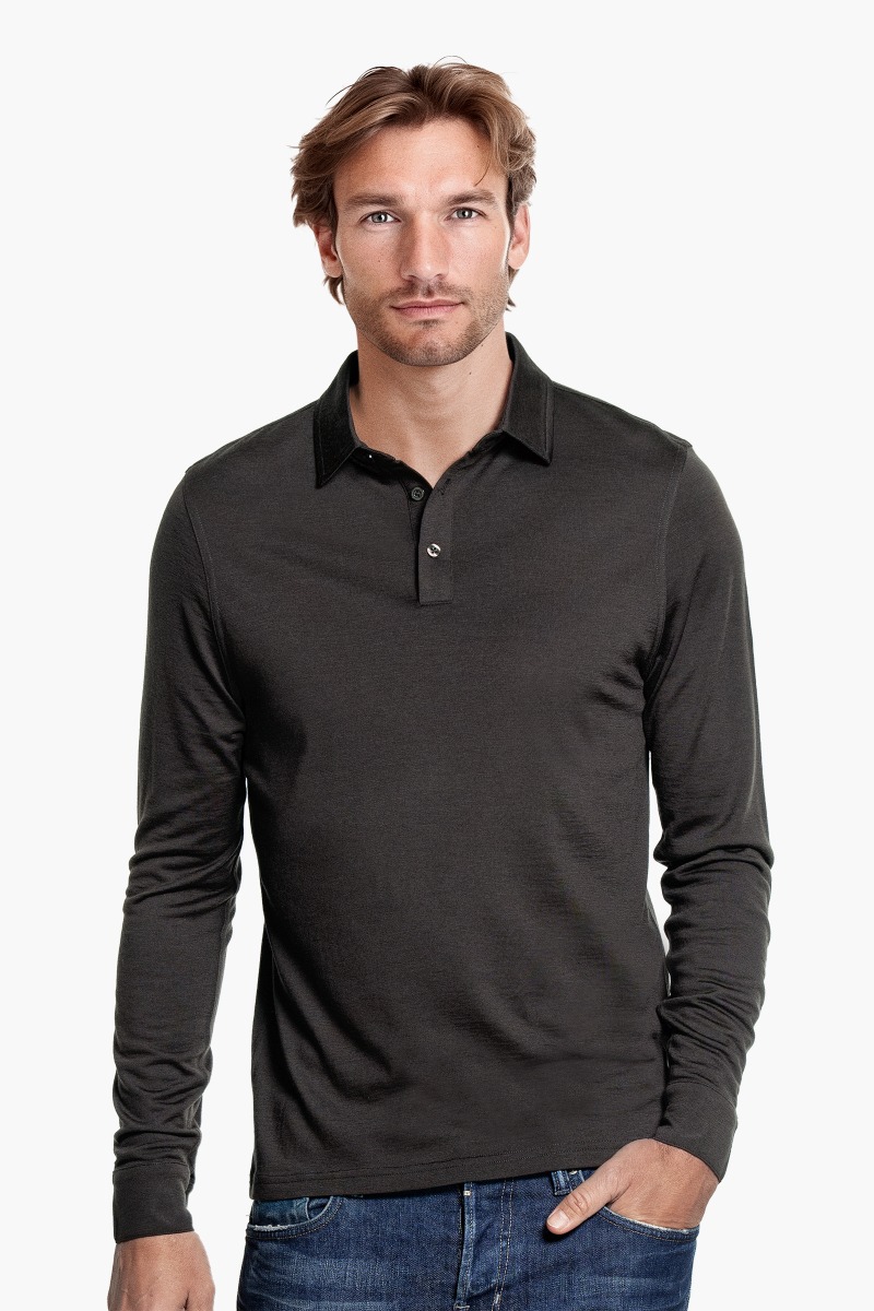 Shirt Polo Long Sleeve Bold Eagle