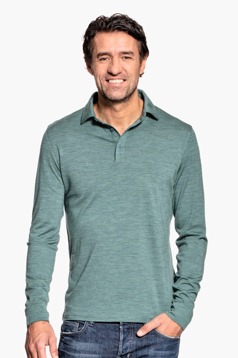 Shirt Polo Long Sleeve Cloud Forest