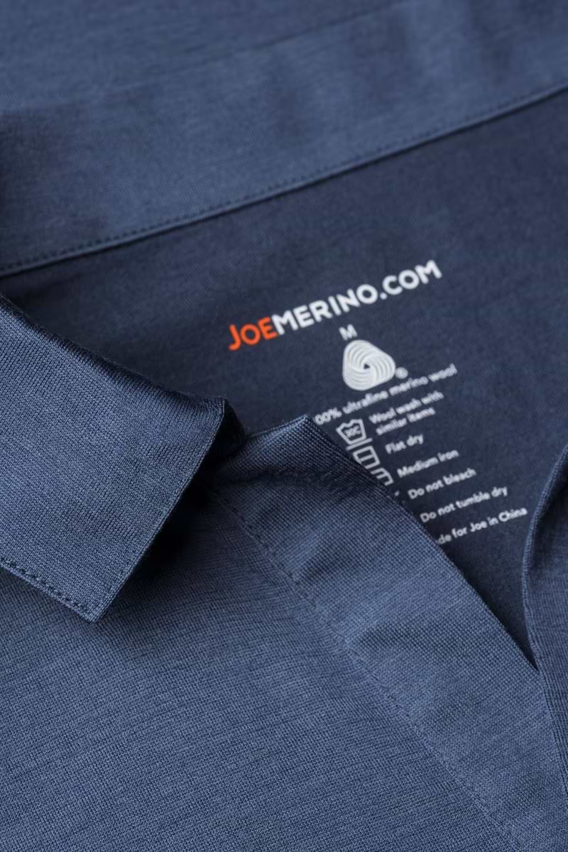 Shirt Polo Short Sleeve No Buttons Noordzee