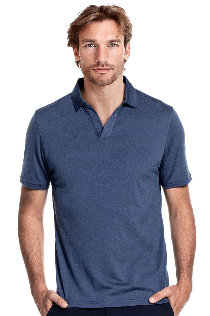 Shirt Polo Short Sleeve No Buttons Noordzee