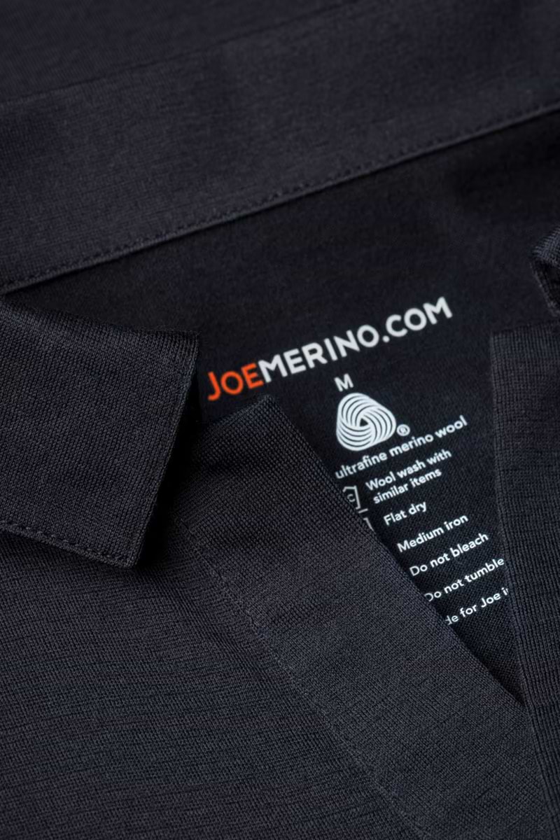 Shirt Polo Short Sleeve No Buttons Very Dark Navy