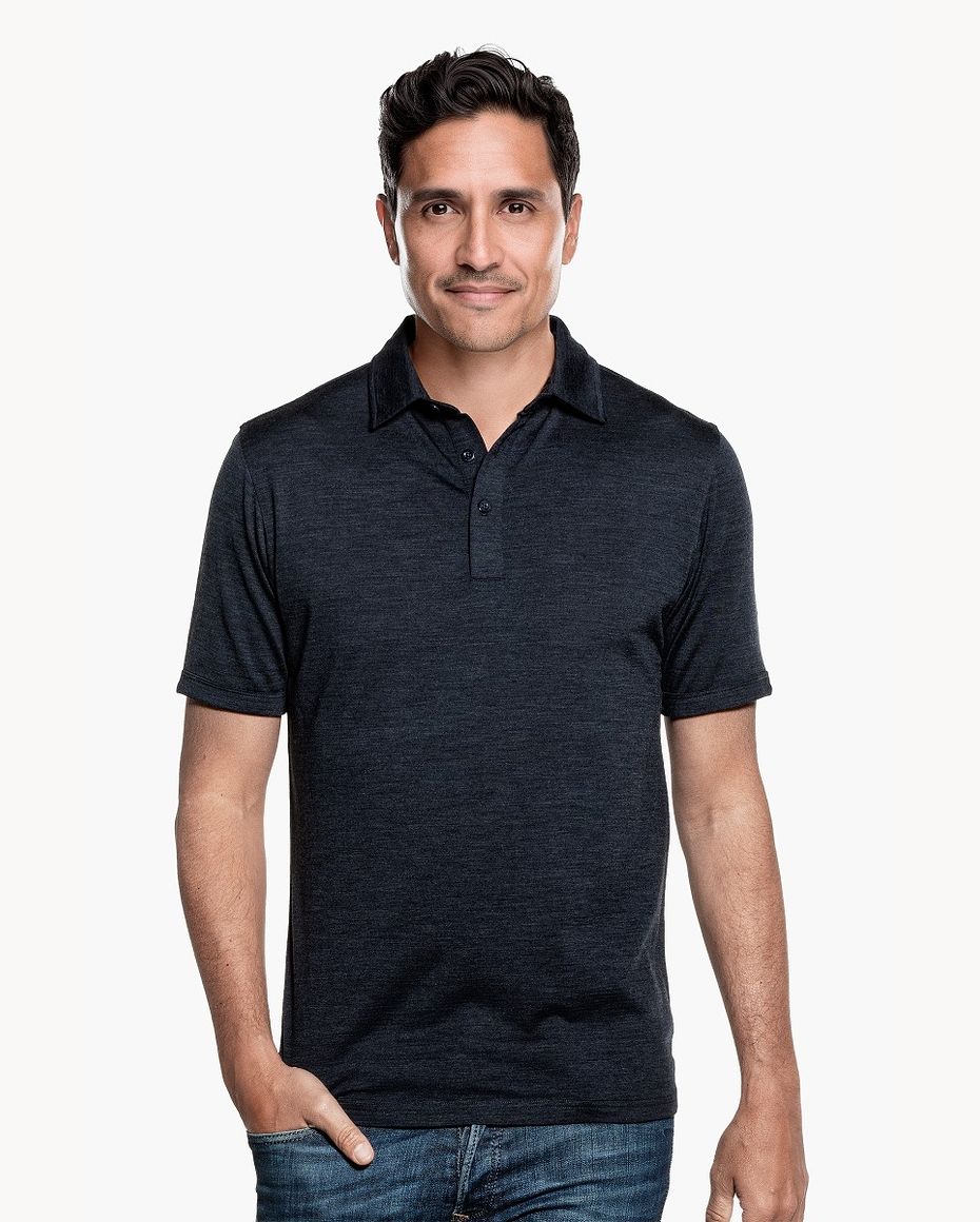 Joe Shirt Polo Short Sleeve Blue Whale