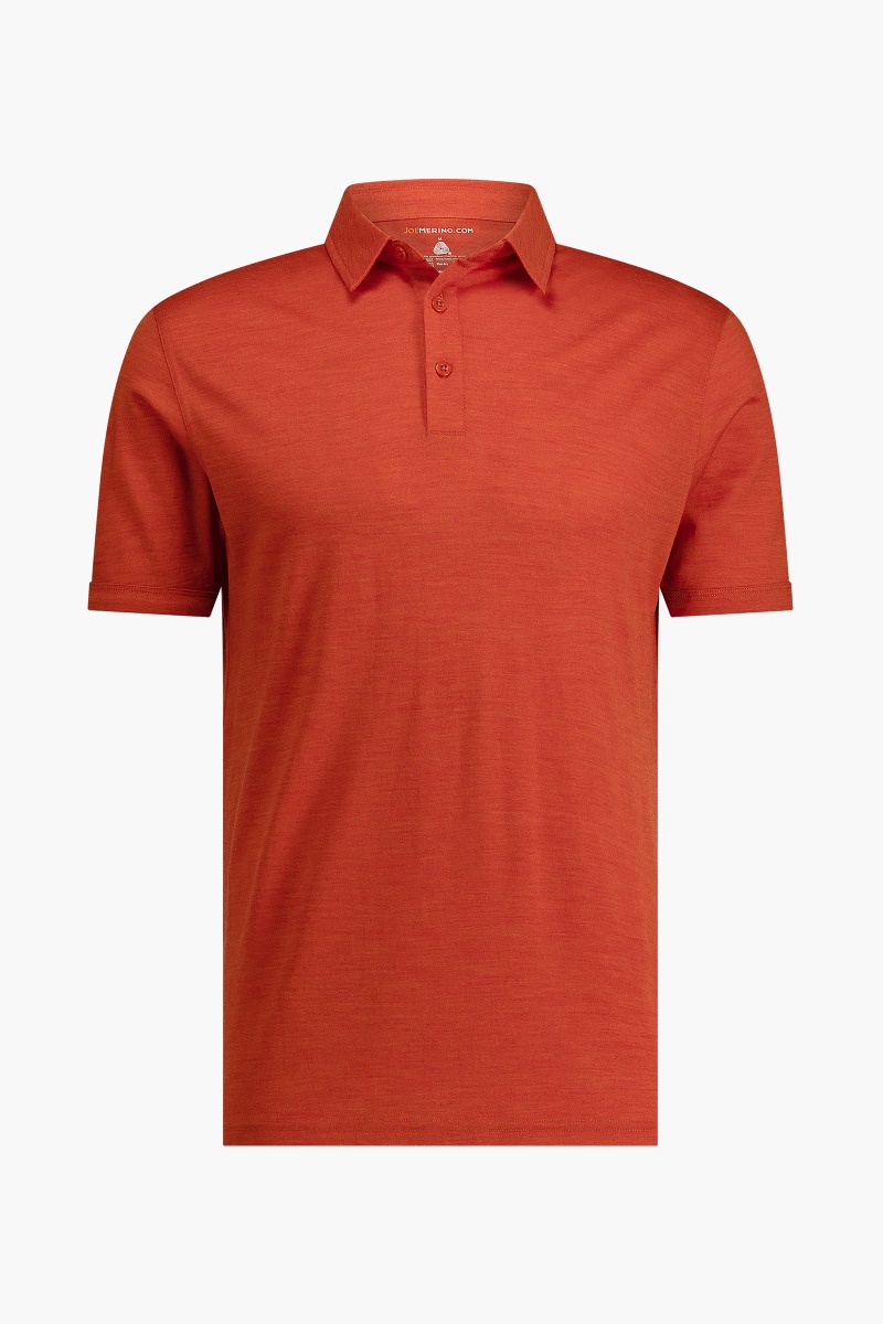 Joe Shirt Polo Short Sleeve Burned Mandarin