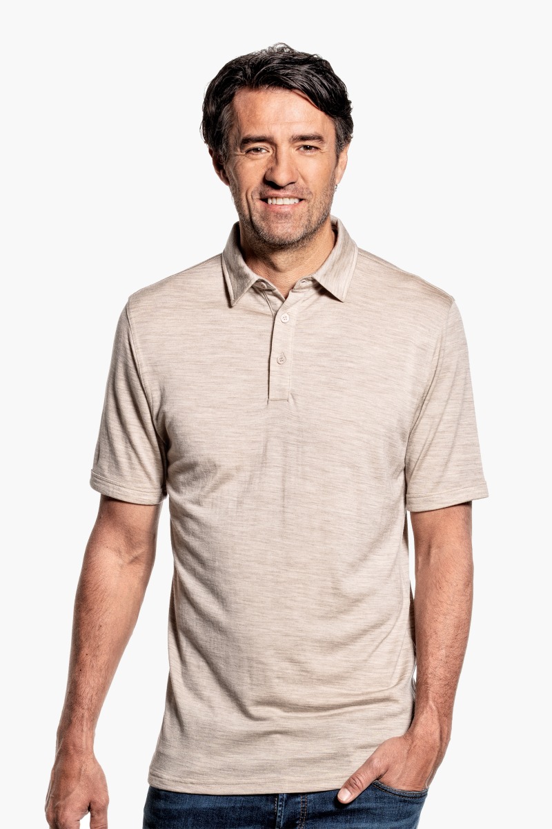 Joe Shirt Polo Short Sleeve Desert Beige