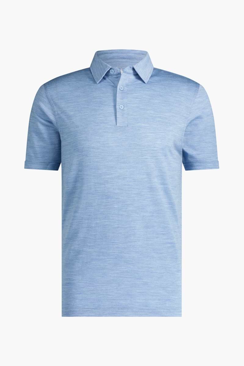 Shirt Polo Short Sleeve Glacier Blue