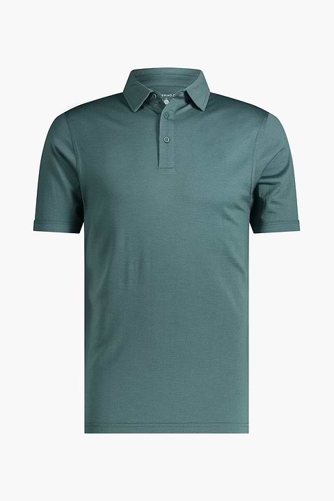 Joe Shirt Polo Short Sleeve Green Sage - Base Image