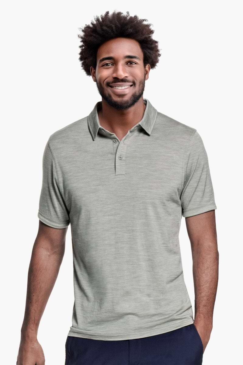 Joe Shirt Polo Short Sleeve Hazy Green