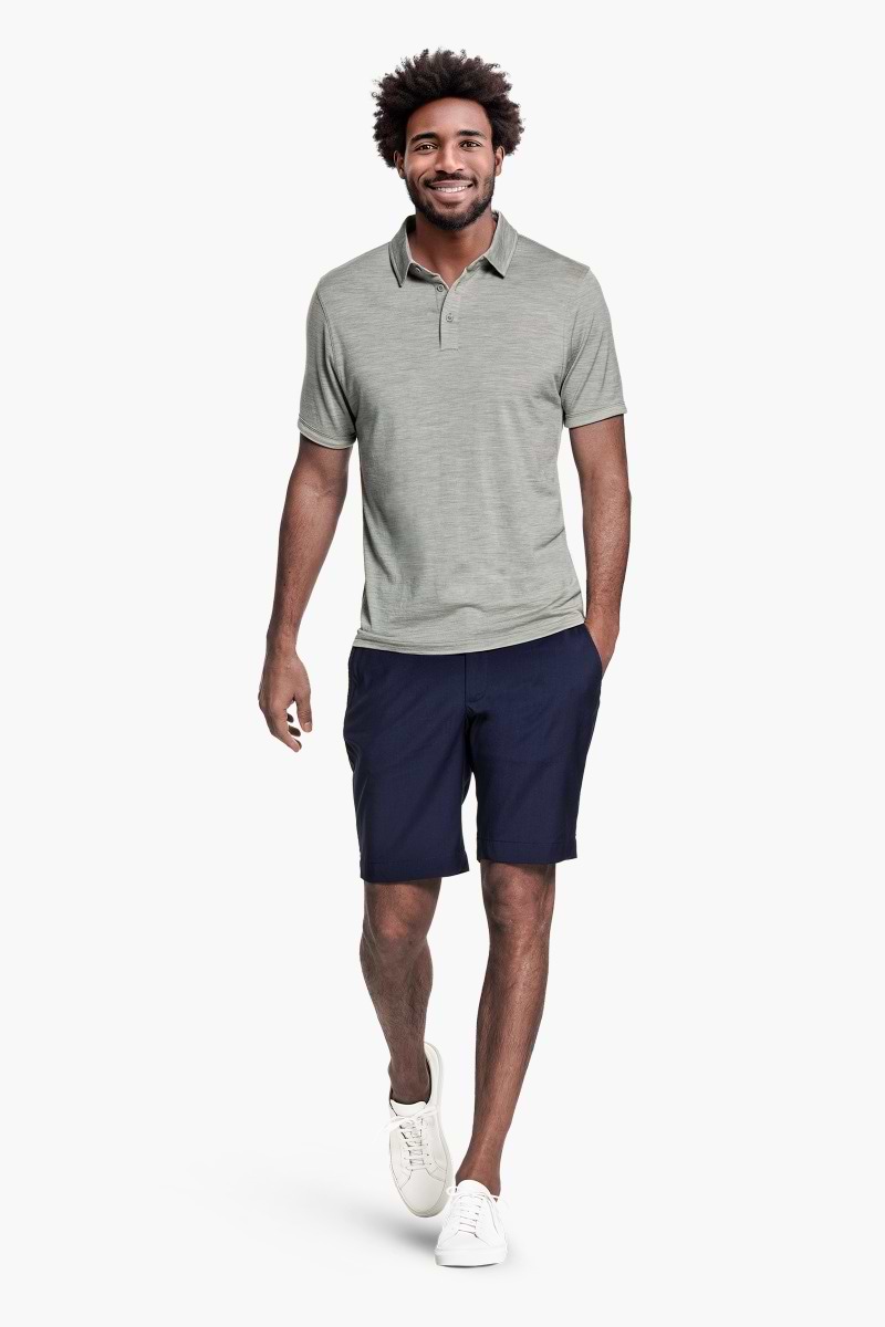 Joe Shirt Polo Short Sleeve Hazy Green