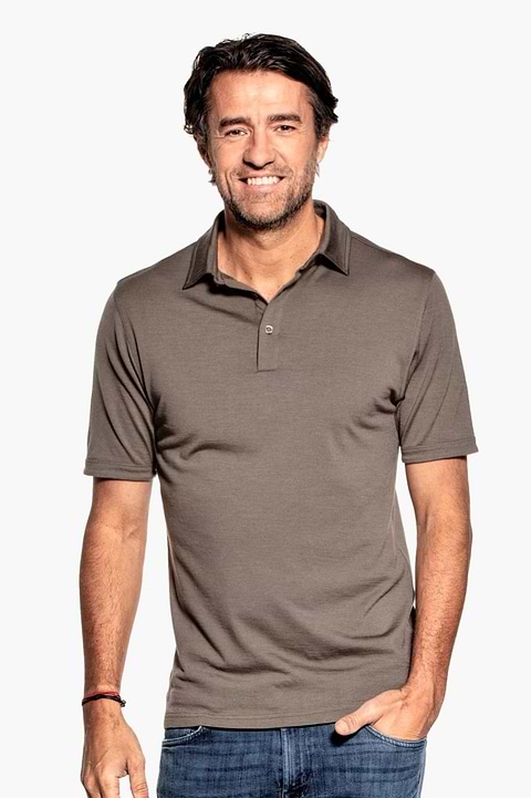 Joe Shirt Polo Short Sleeve Military - Base Image