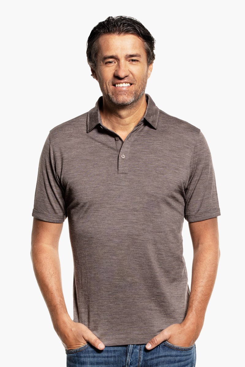 Joe Shirt Polo Short Sleeve Muddy Clay