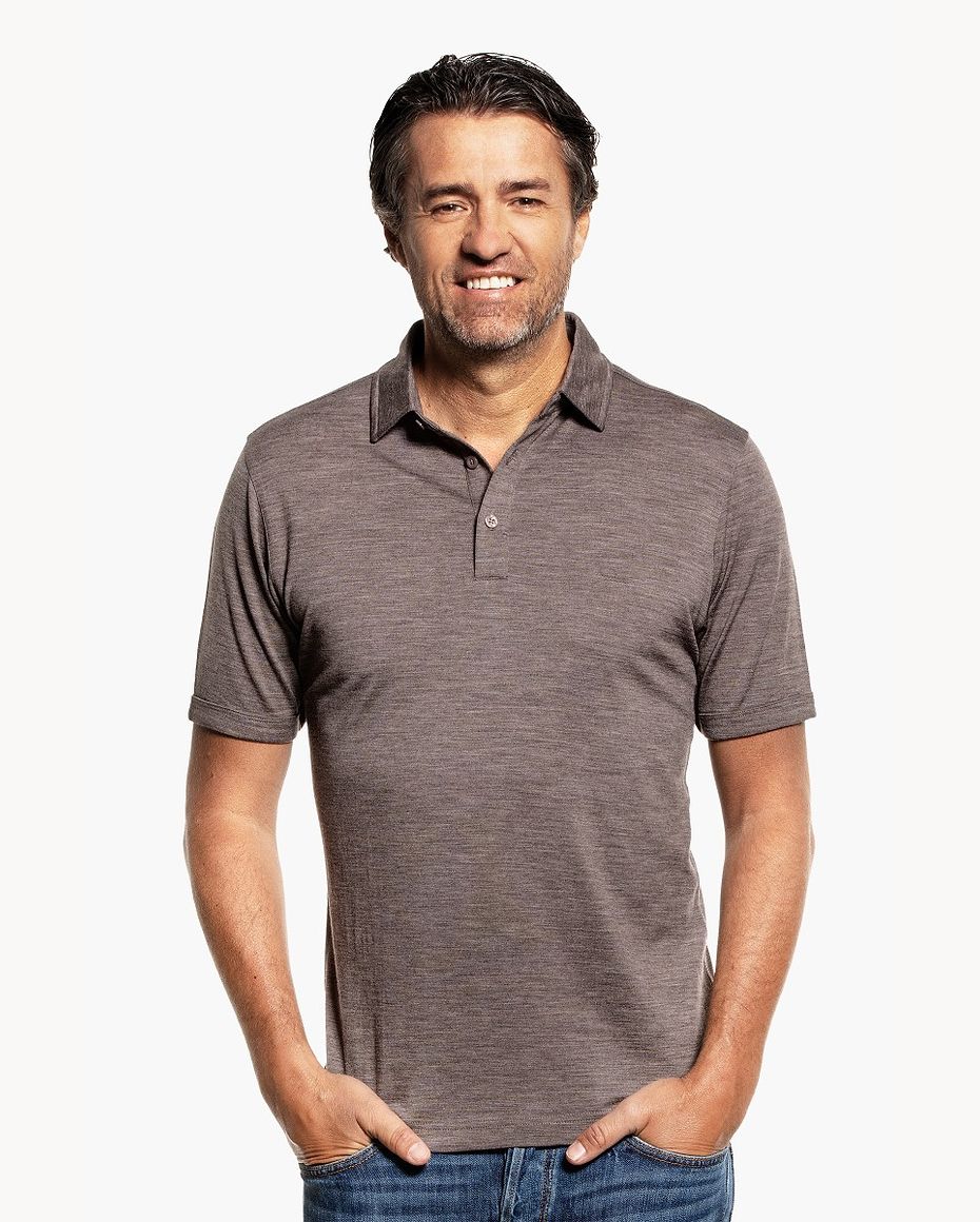 Joe Shirt Polo Short Sleeve Muddy Clay