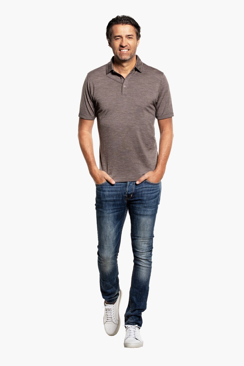 Joe Shirt Polo Short Sleeve Muddy Clay