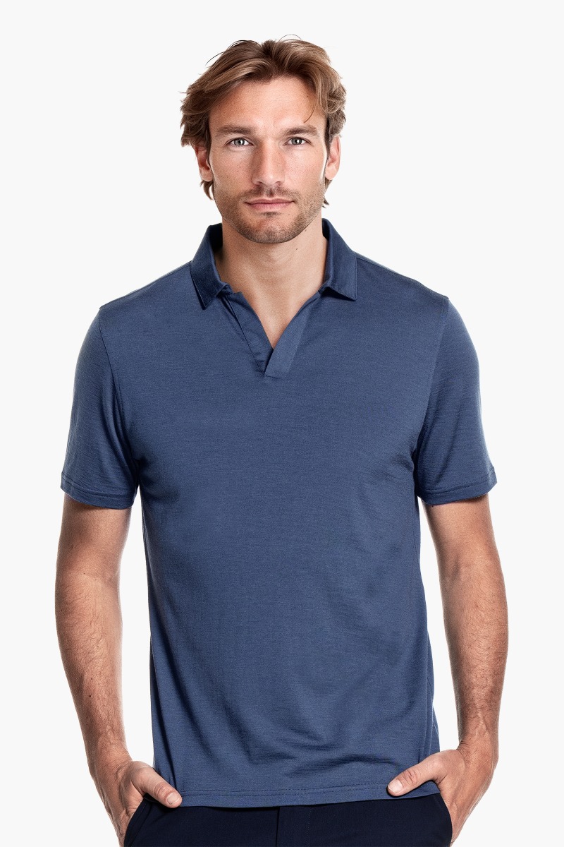 Shirt Polo Short Sleeve No Buttons Noordzee