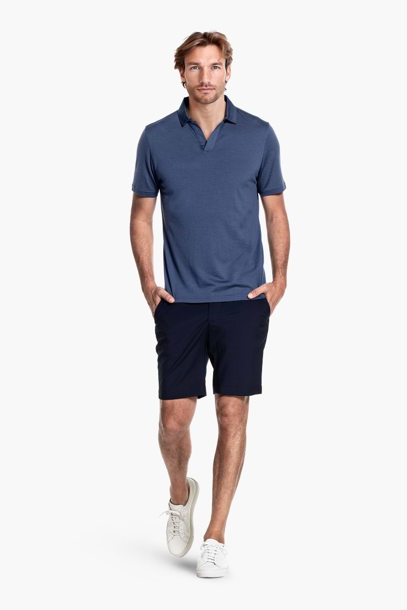 Shirt Polo Short Sleeve No Buttons Noordzee