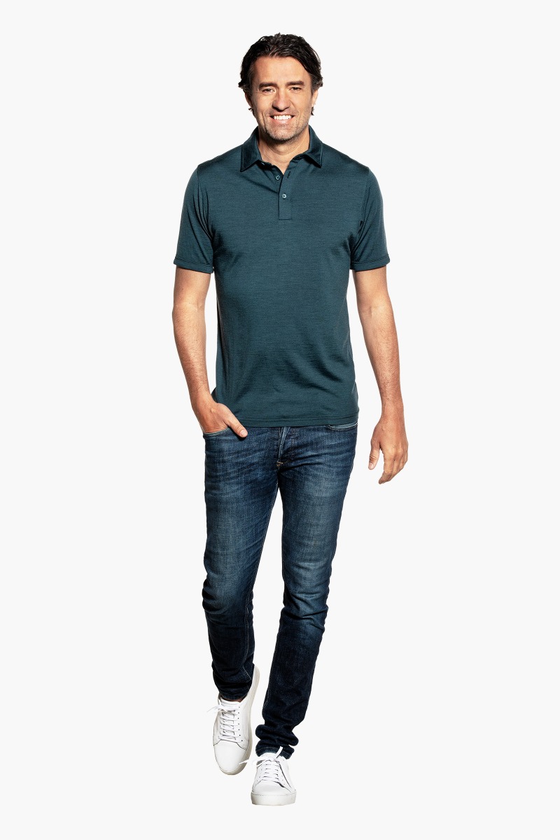 Joe Shirt Polo Short Sleeve Proud Peacock