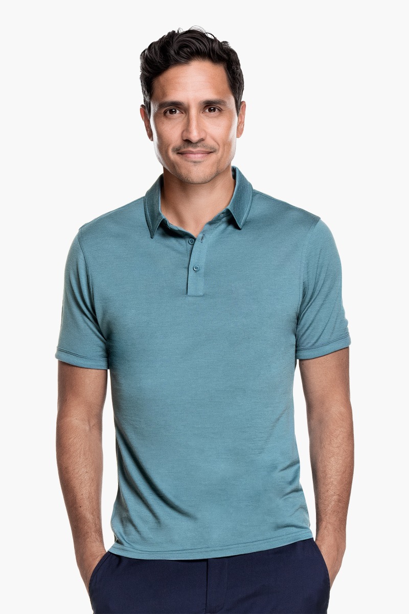 Joe Shirt Polo Short Sleeve Teal