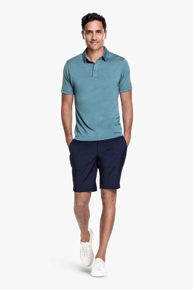 Joe Shirt Polo Short Sleeve Teal