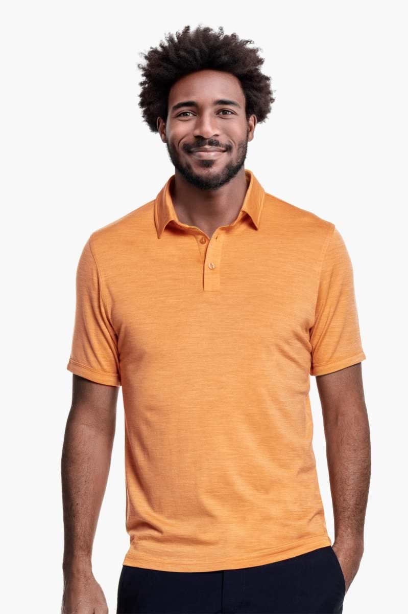 Shirt Polo Short Sleeve Wild Peach