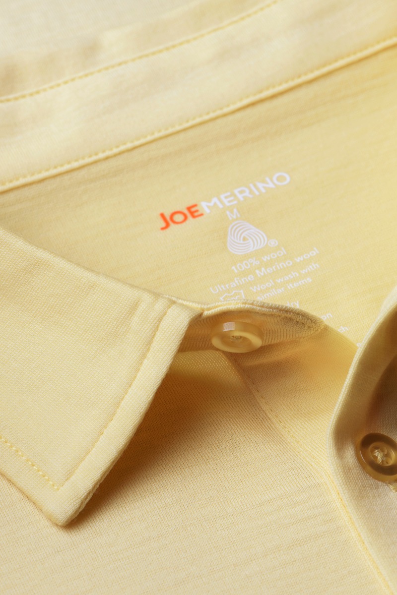 Shirt Polo Short Sleeve Dusty Yellow